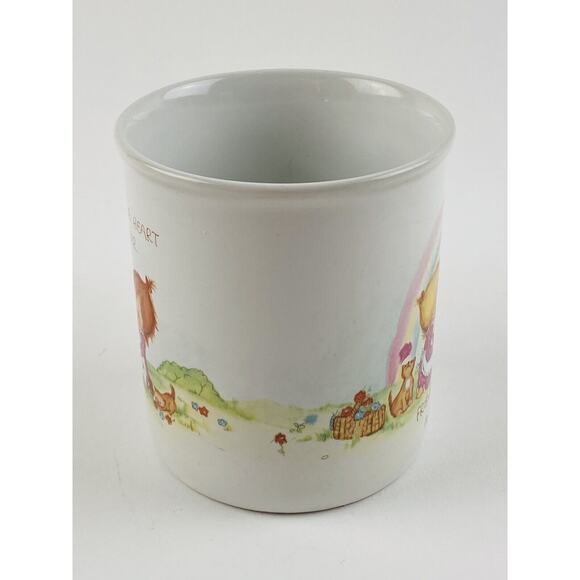 Hallmark Betsey Clark Mug Mates Friends Make Heart Lighter Vintage 1983 Rainbow - Picture 2 of 12